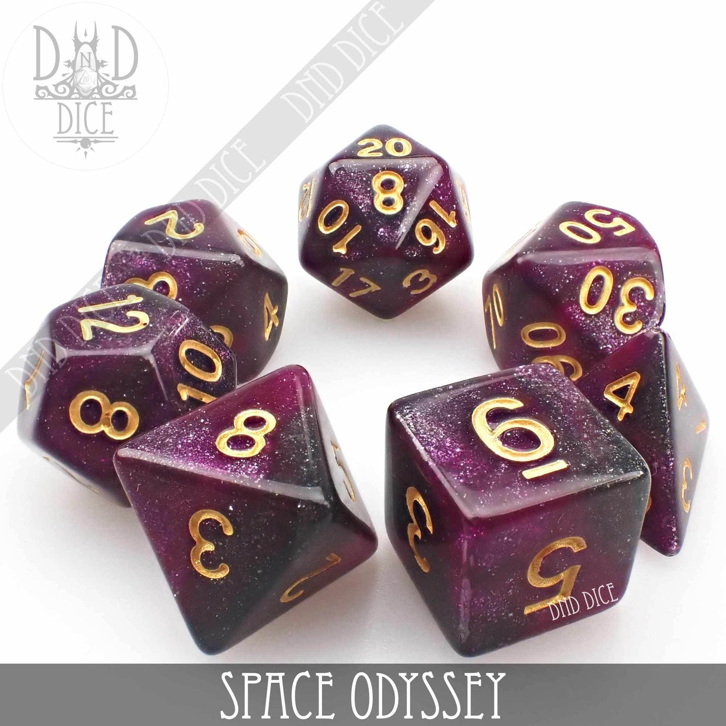 Space Odyssey Galaxy Dice Set - 