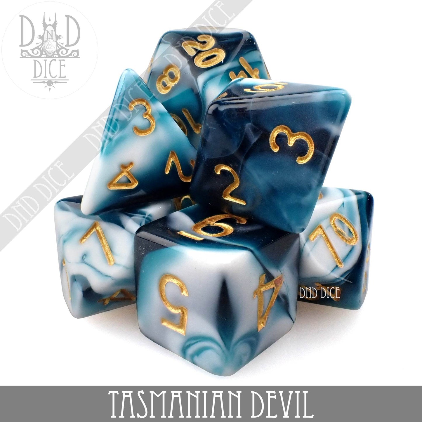 Tasmanian Devil 7 or 11 Dice Set - 7 Dice Set