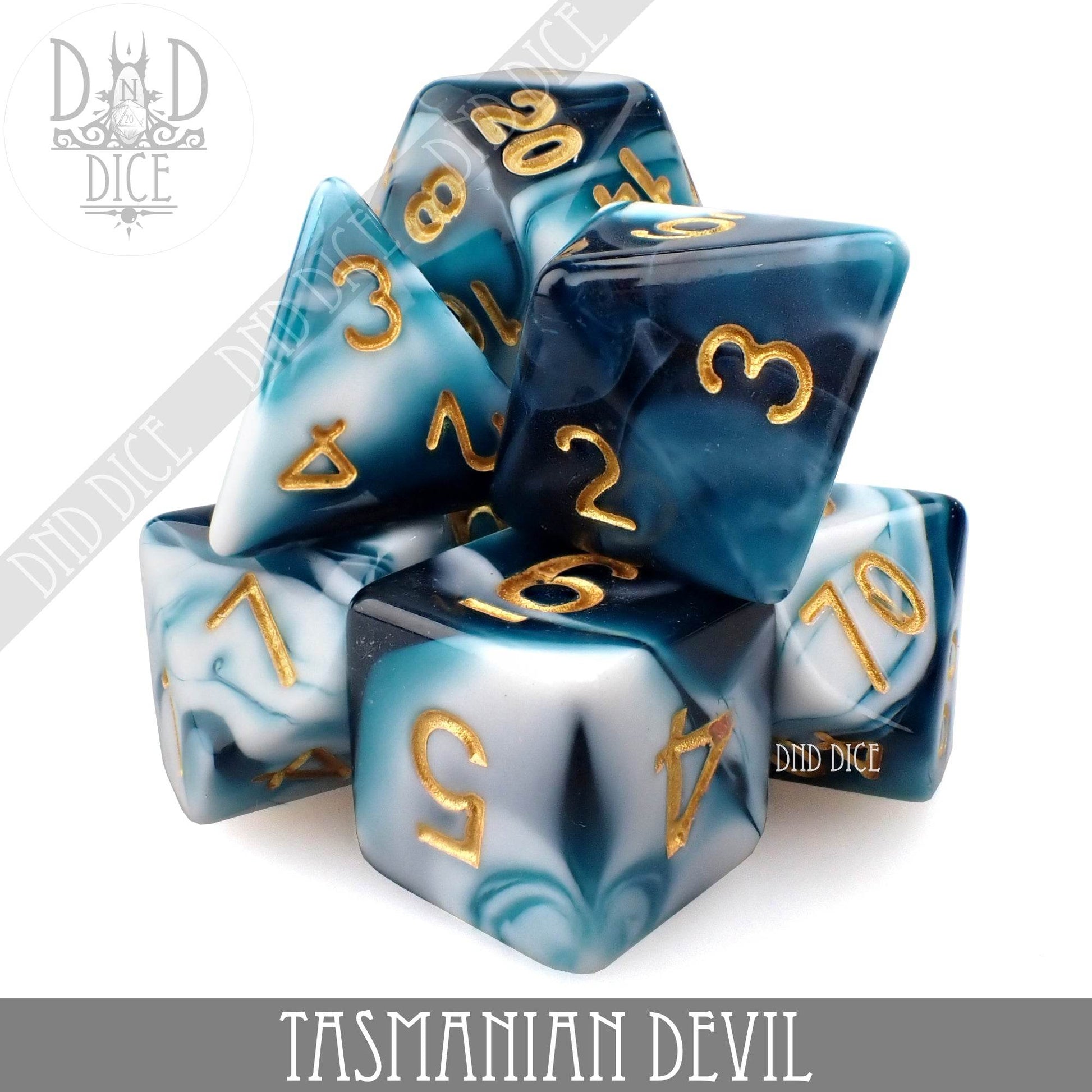 Tasmanian Devil 7 or 11 Dice Set - 7 Dice Set