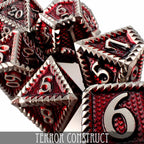 Terror Construct Metal Dice Set