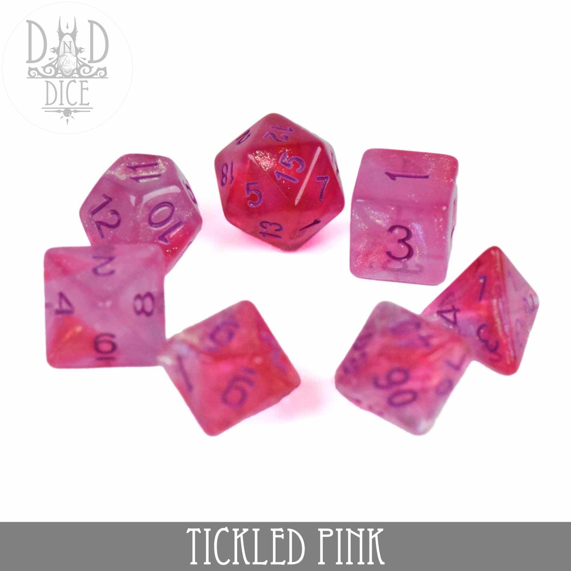 Tickled Pink Dice Set - 