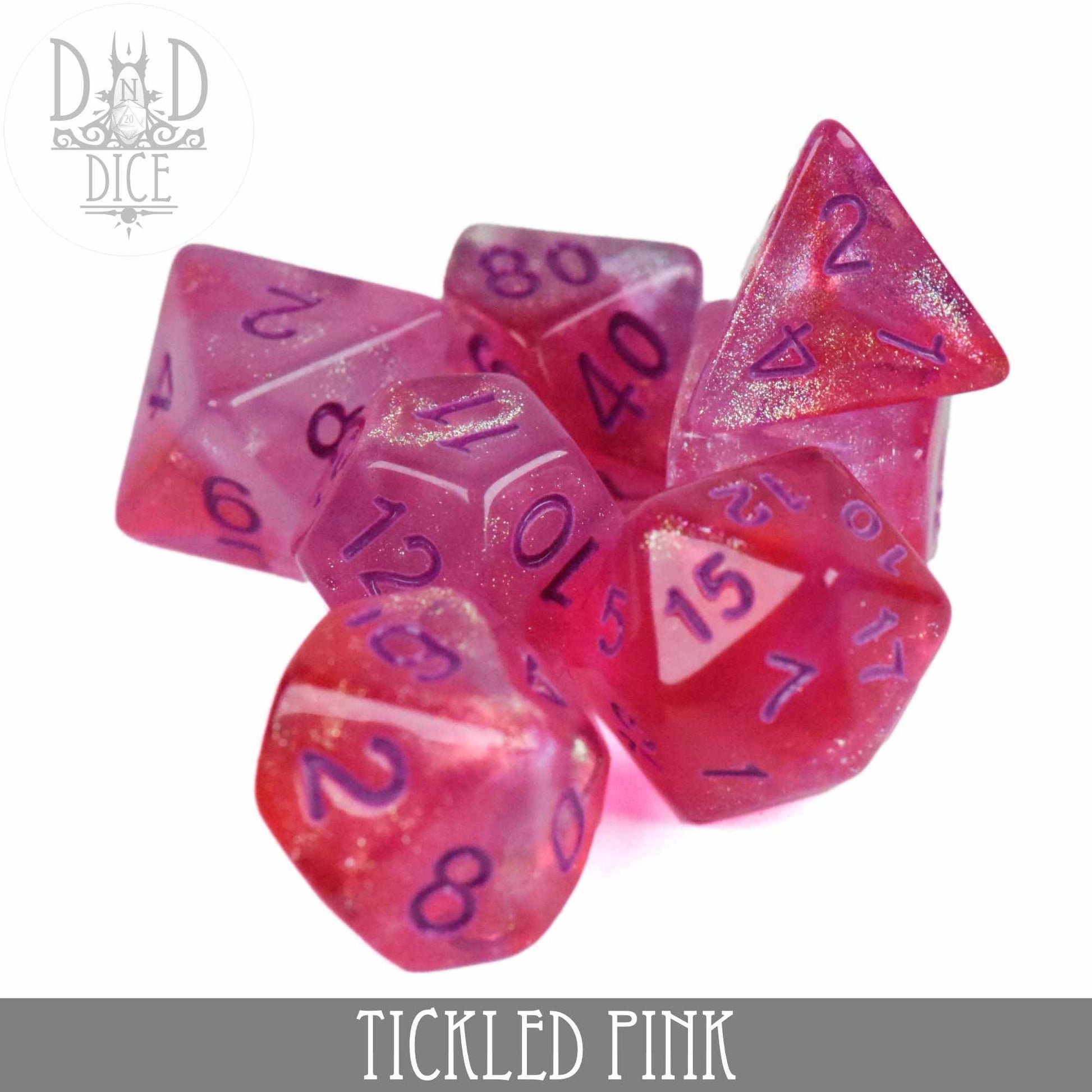 Tickled Pink Dice Set - 