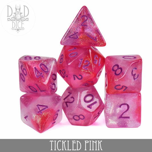 Tickled Pink Dice Set - 