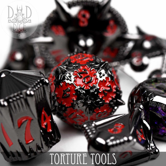 Torture Tools Rouge - Jeu de dés en métal