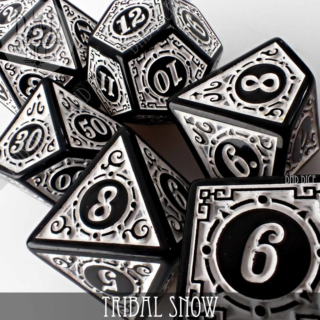 Tribal Snow Dice Set