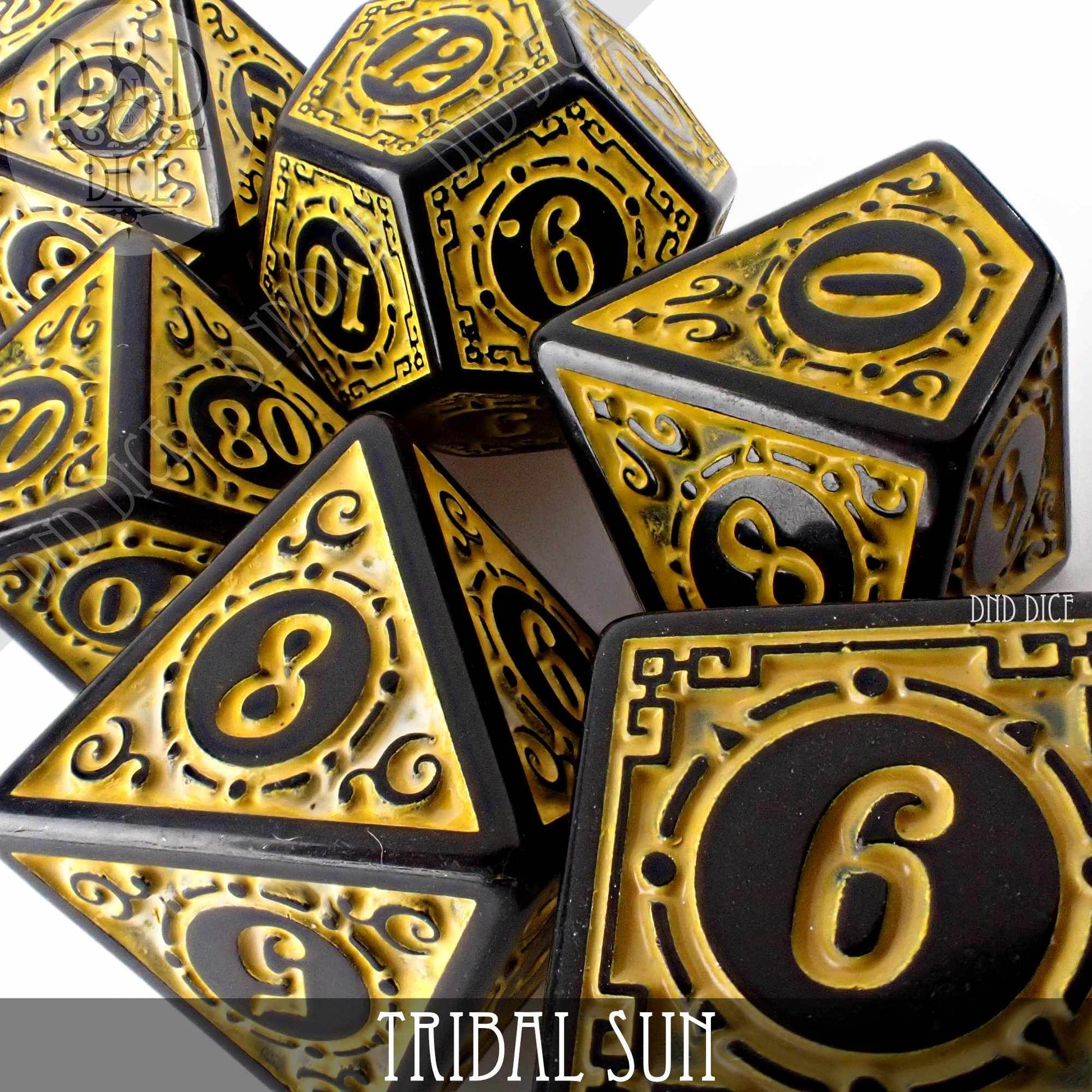 Tribal Sun Dice Set - 