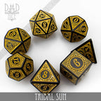 Tribal Sun Dice Set