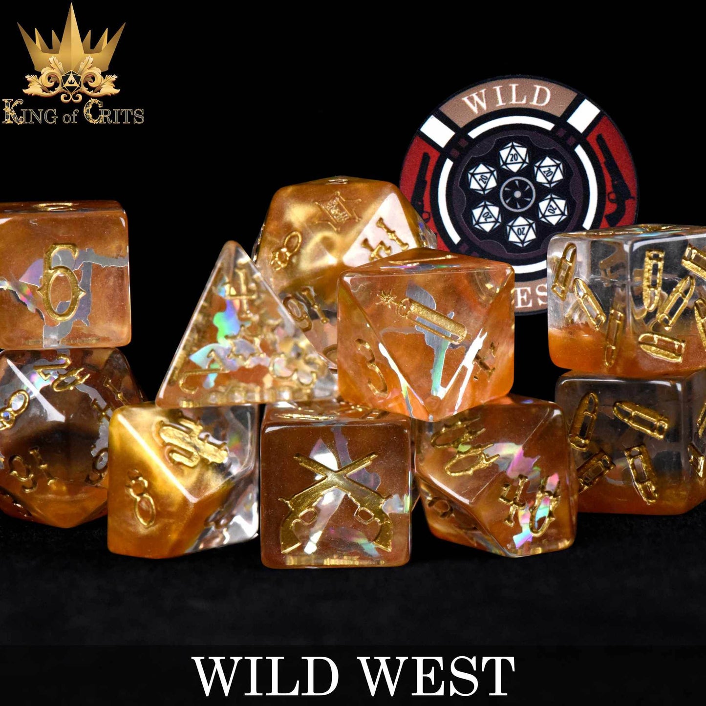 Wild West 11 Dice Set - 