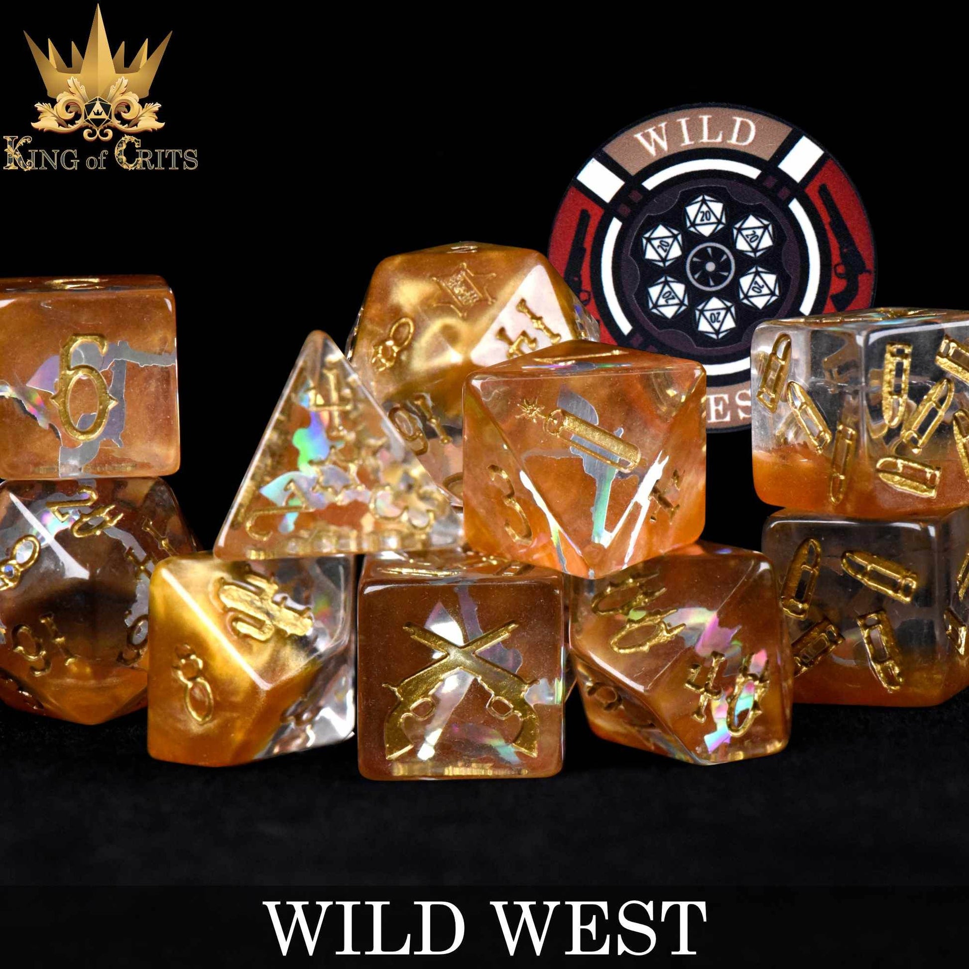Wild West 11 Dice Set - 