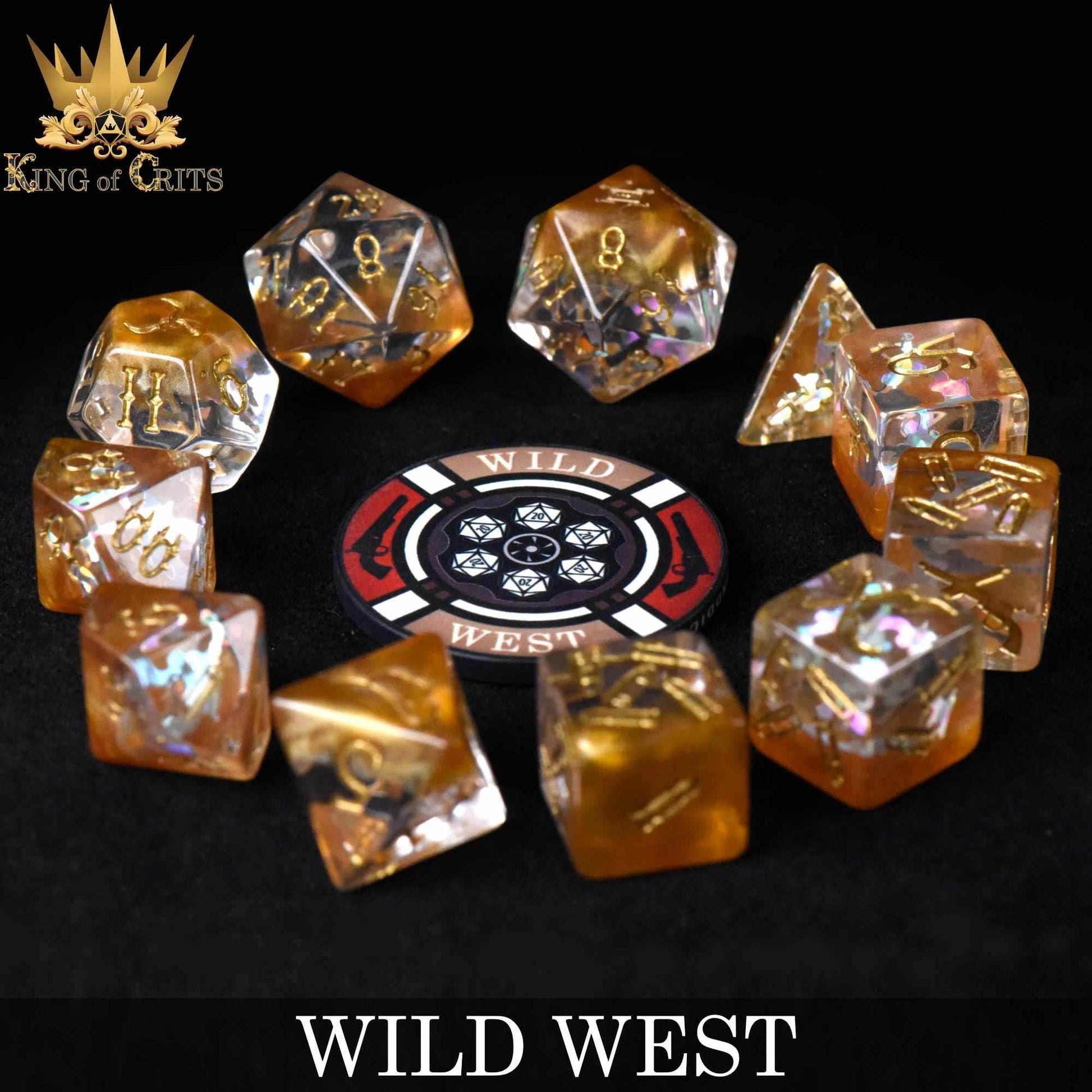 Wild West 11 Dice Set - 