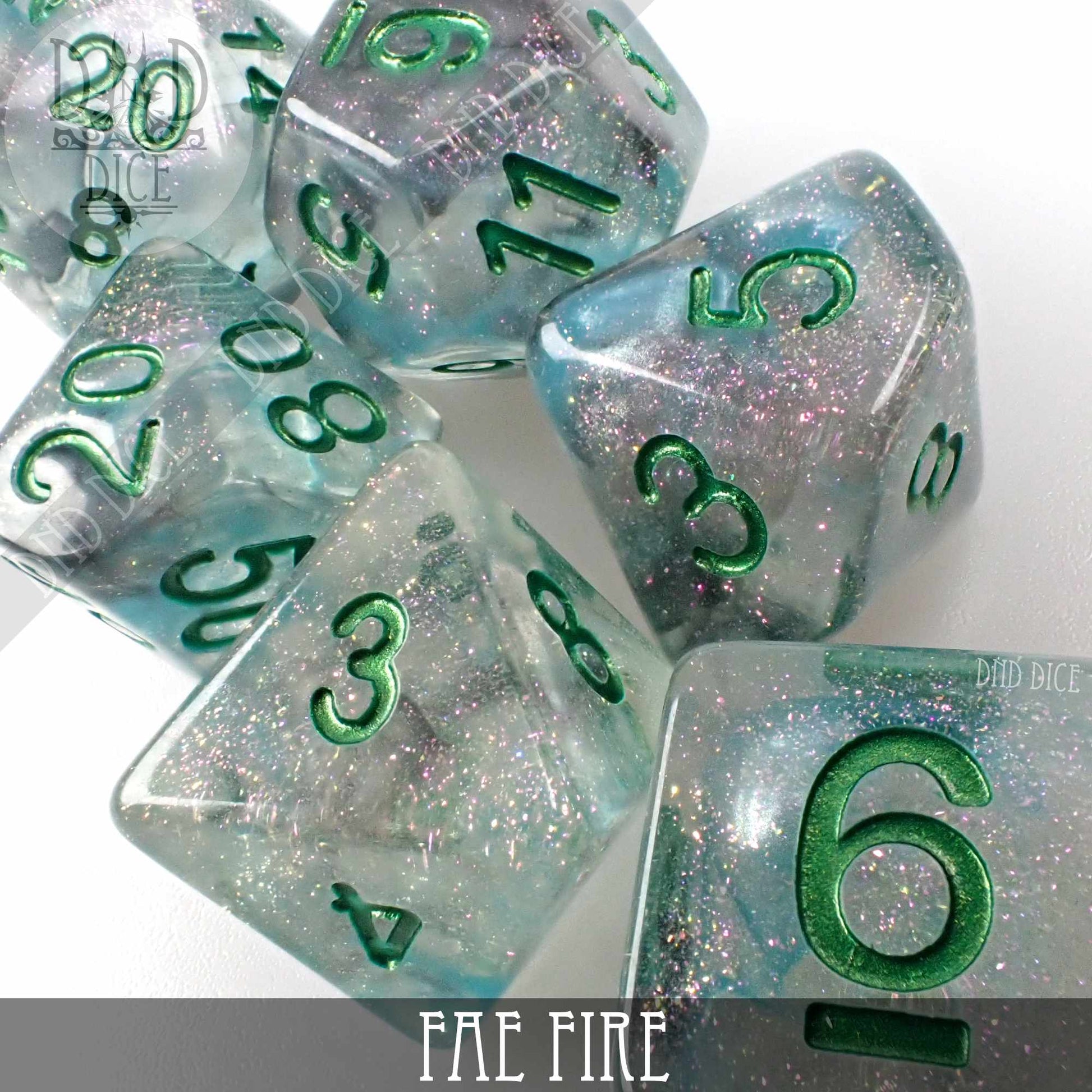 Fae Fire Dice Set