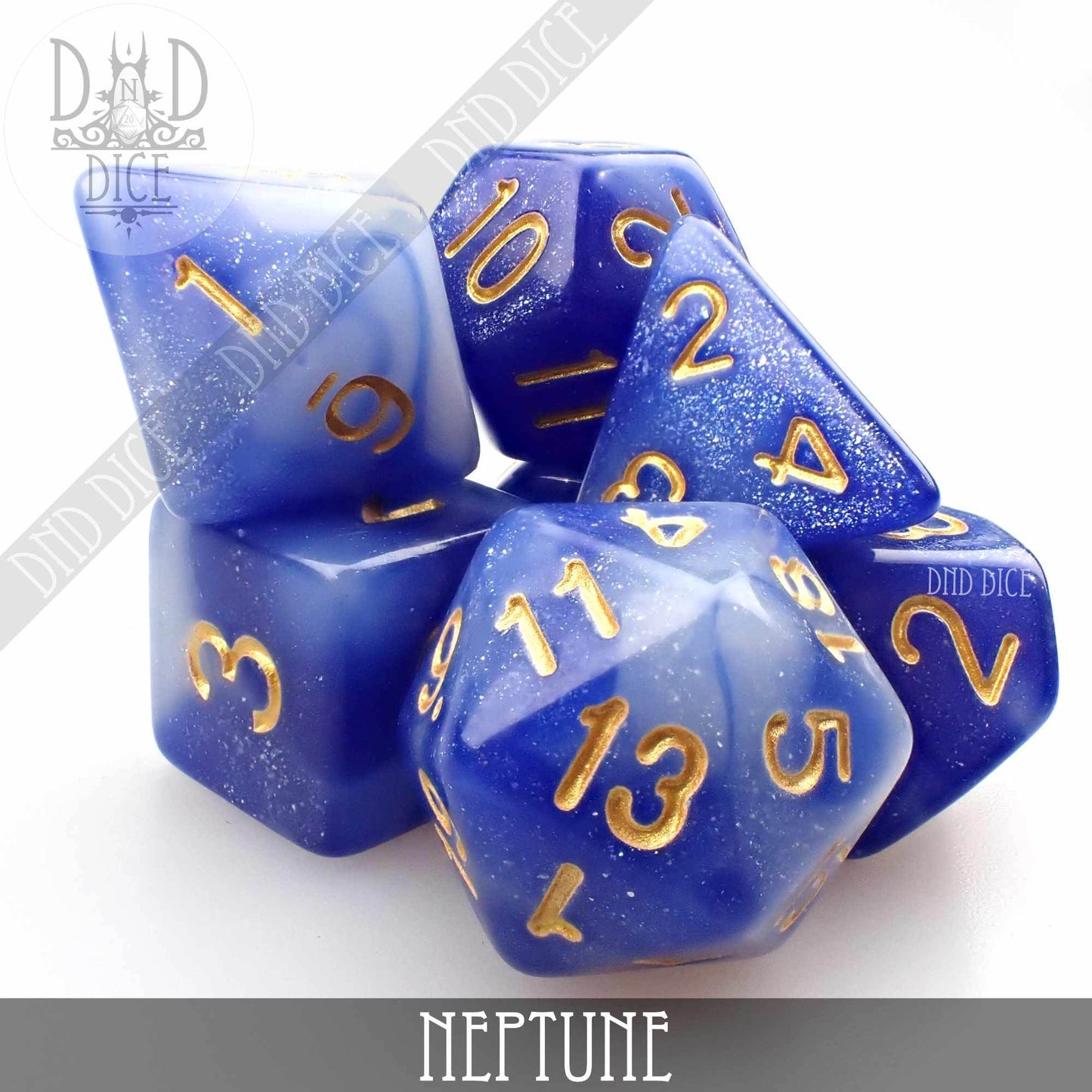 Neptune Galaxy Dice Set - 