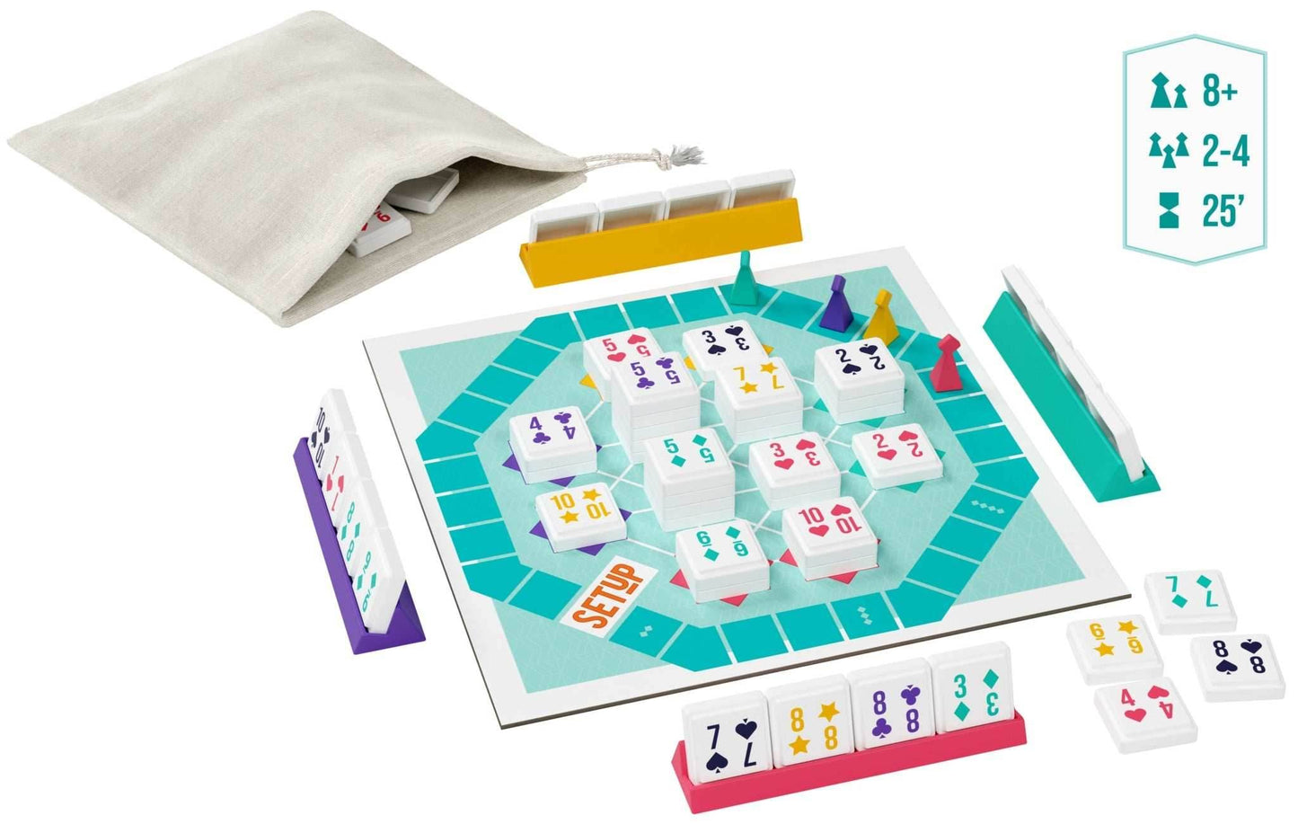 SetUp - Innovative Rummy-Genre Game with Sets in All Directions - 