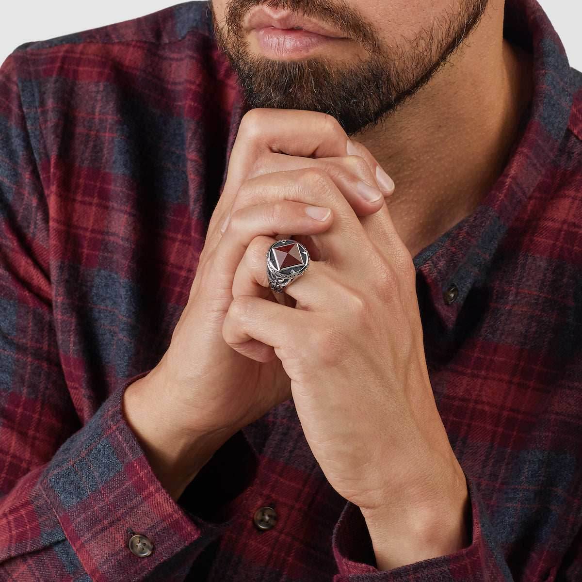 World of Warcraft X RockLove Horde Signet Ring - Size 6