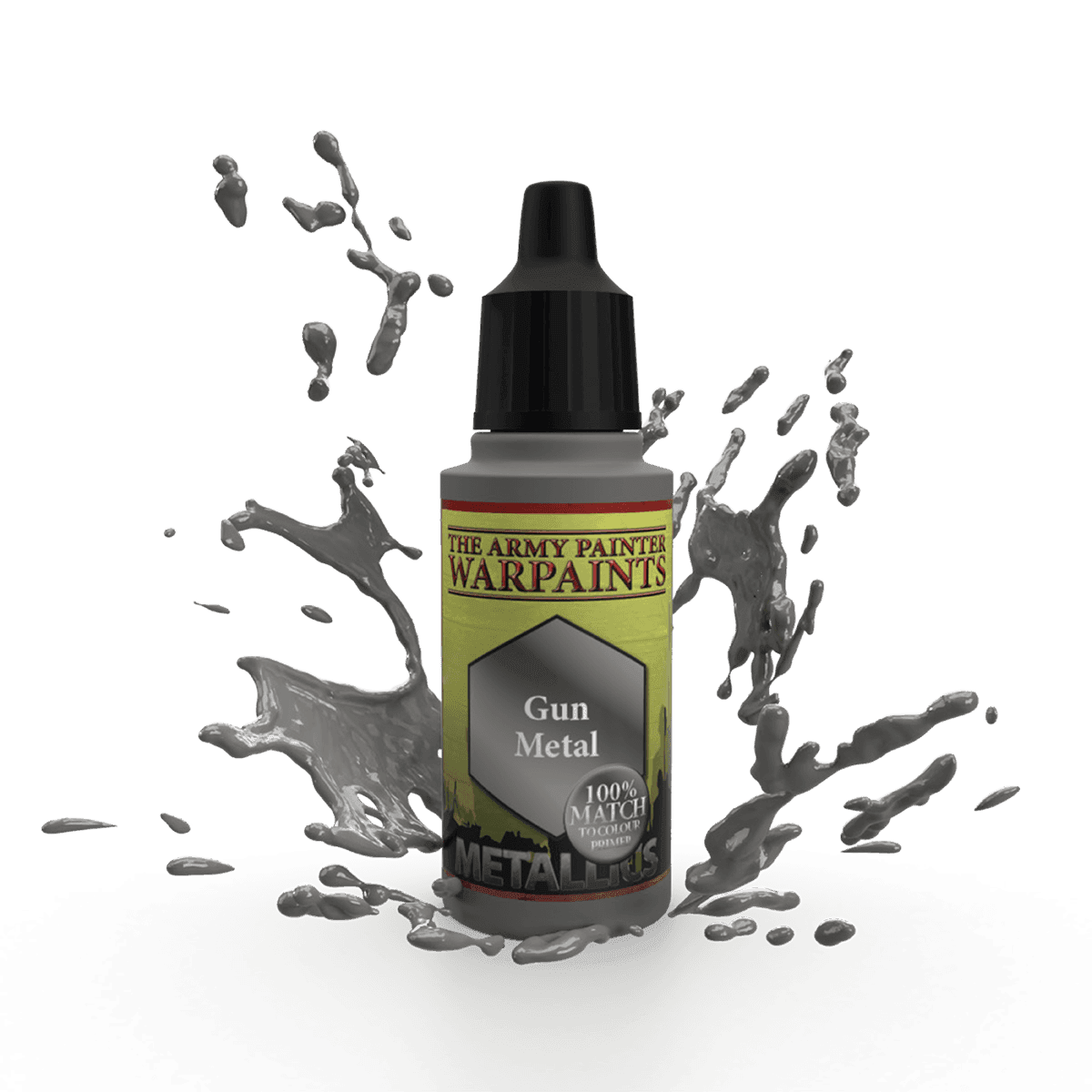 Army Painter Warpaints: Metallics - Gun Metal 18ml - 