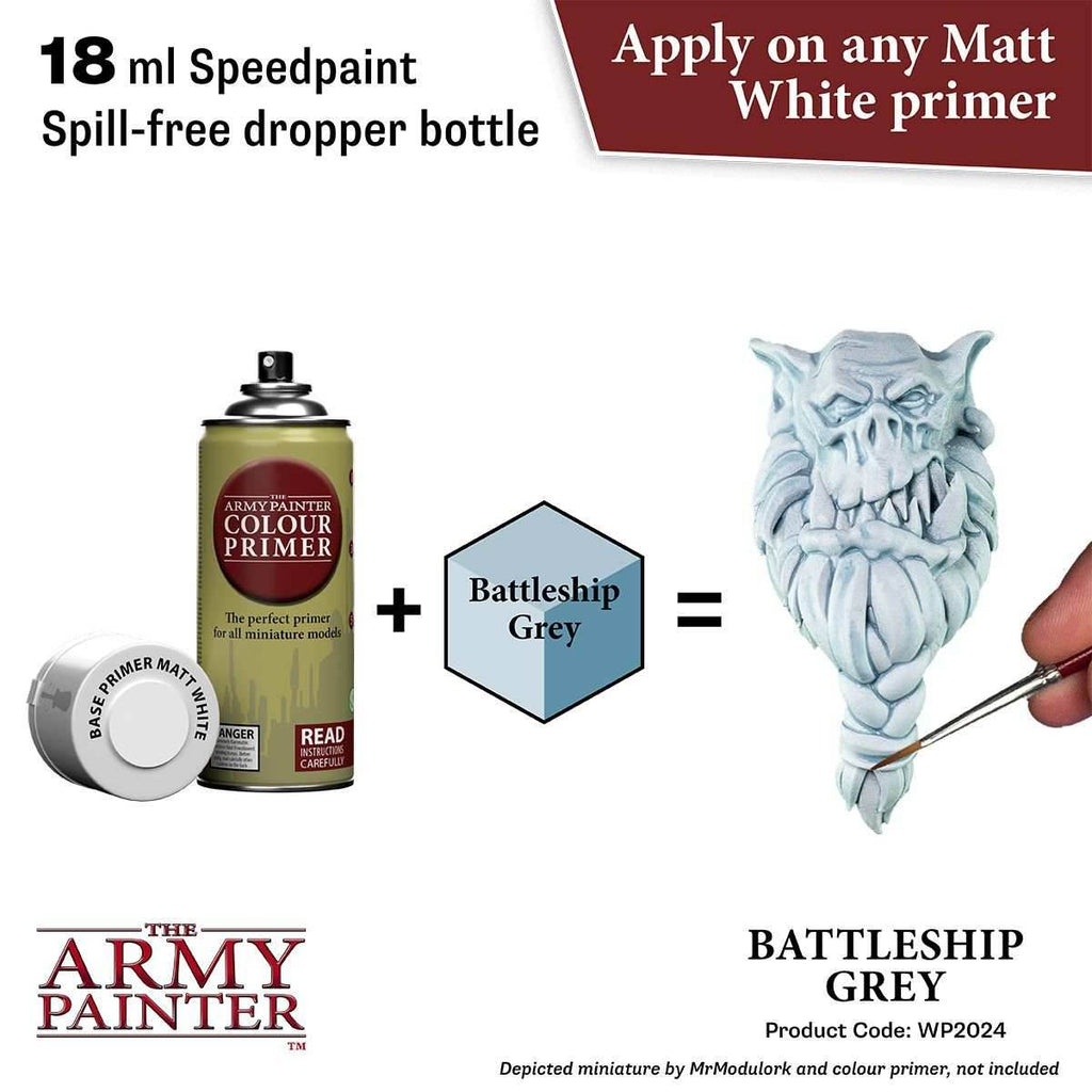 Army Painter Warpaints Speedpaint 2.0: Battleship Grey 18m - 