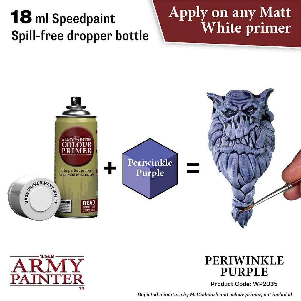 Army Painter Warpaints Speedpaint 2.0: Periwinkle Purple 18ml - 