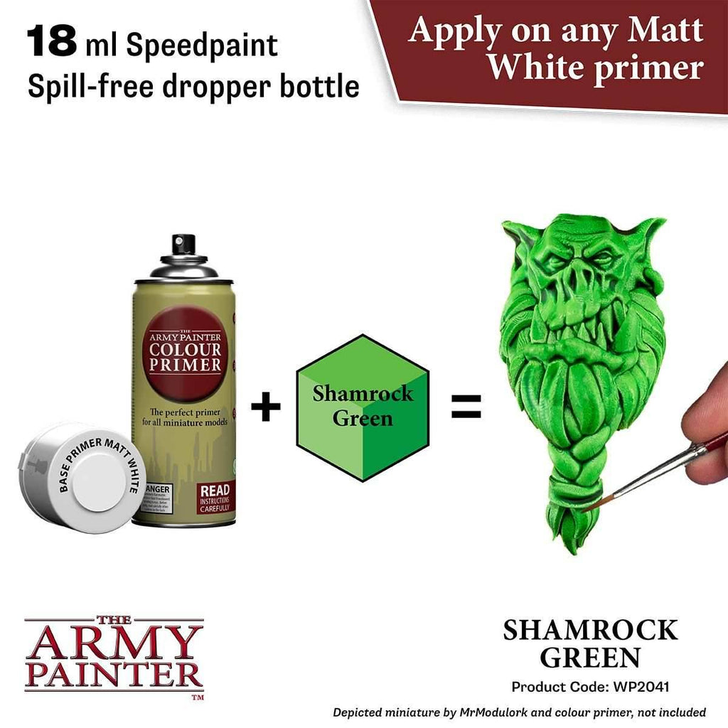 Army Painter Warpaints Speedpaint 2.0: Shamrock Green 18ml - 