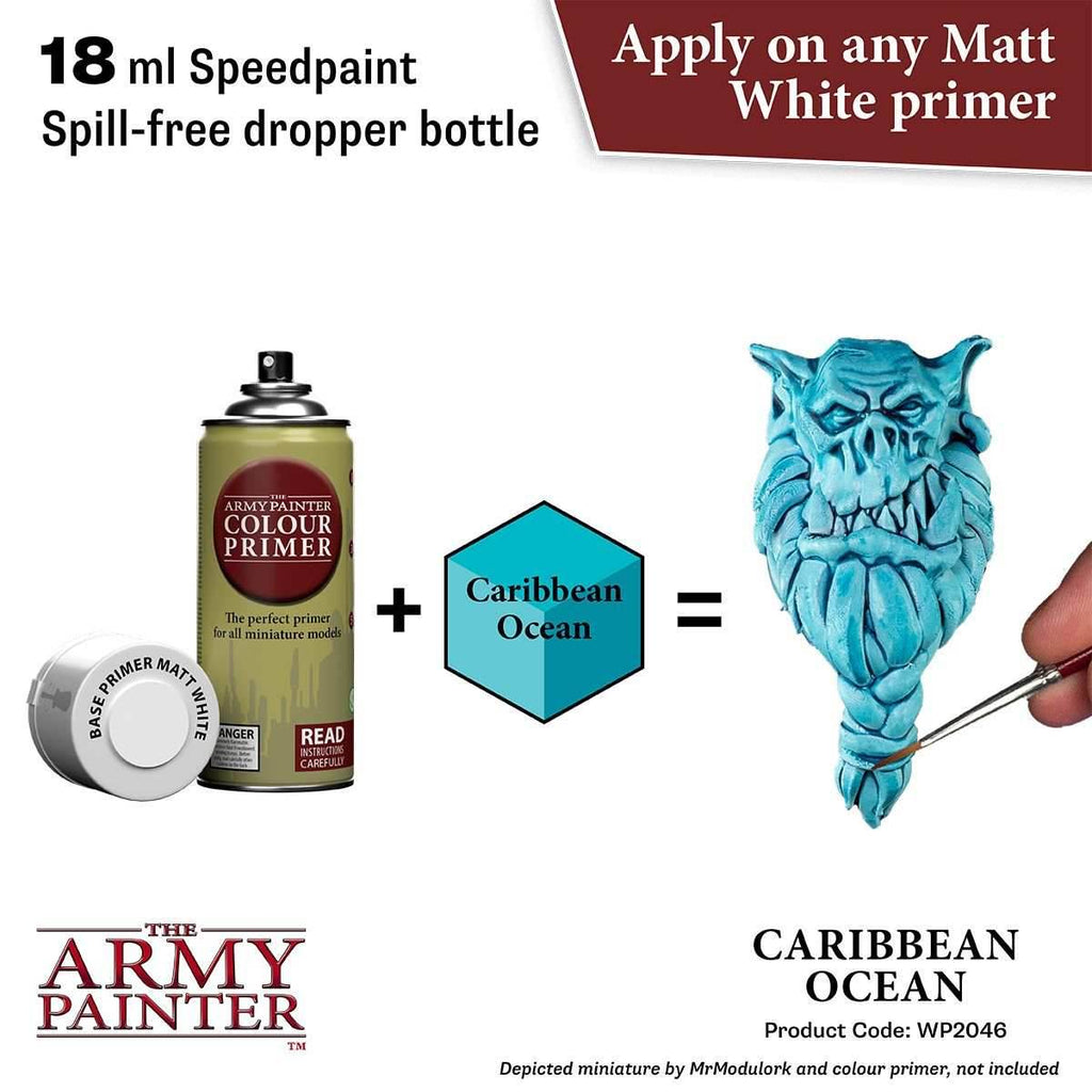 Army Painter Warpaints Speedpaint 2.0: Caribbean Ocean 18ml - 