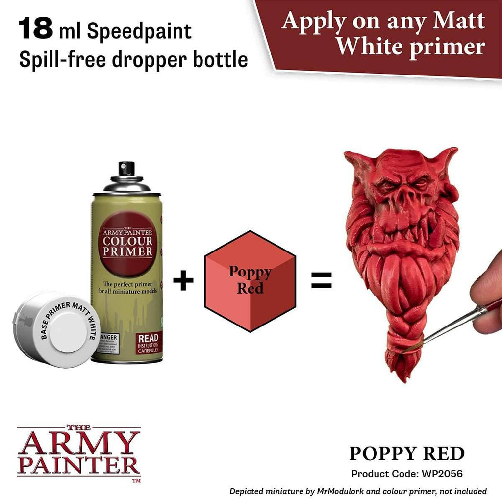 Army Painter Warpaints Speedpaint 2.0: Poppy Red 18ml - 