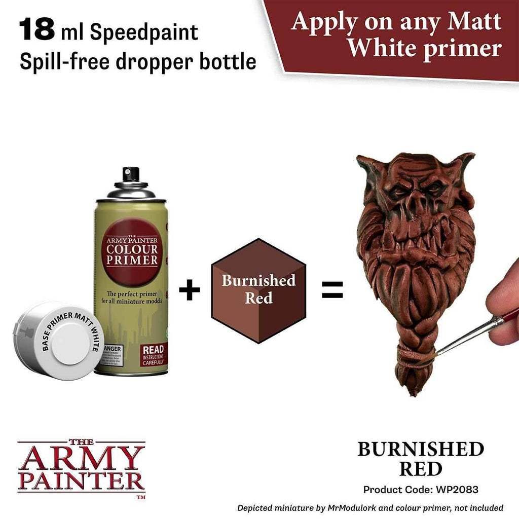 Army Painter Warpaints Speedpaint 2.0: Burnished Red 18ml - 