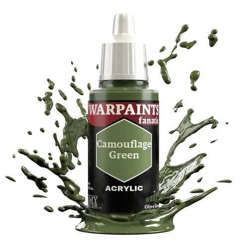 The Army Painter Warpaints Fanatic Acrylic (18 ml) Vol 1. Cool & Neutral Colors - Camouflage Green