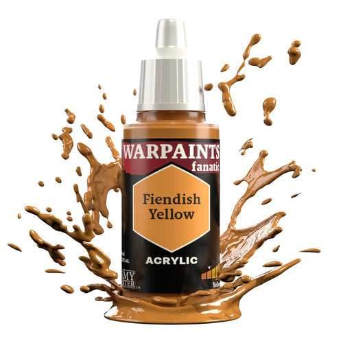 The Army Painter Warpaints Fanatic Acrylic (18 ml) Vol. 2 - Warm & Skin Colors - Fiendish Yellow