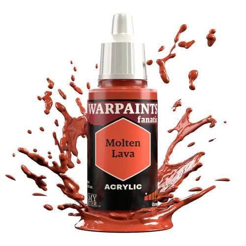 The Army Painter Warpaints Fanatic Acrylic (18 ml) Vol. 2 - Warm & Skin Colors - Molten Lava