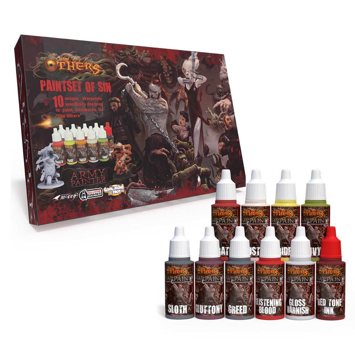 Army Painter Warpaints: The Others Paint Set of Sin - 