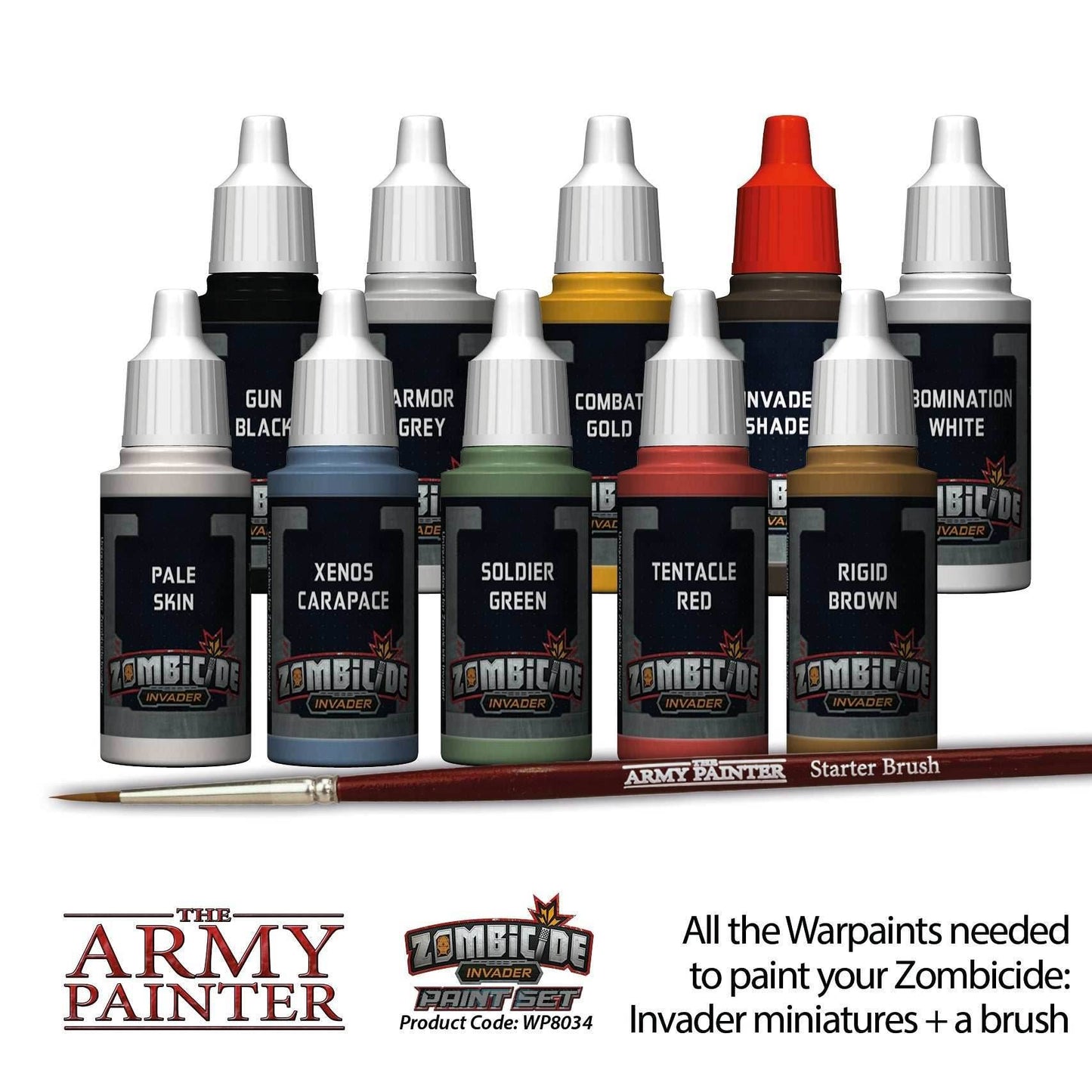 Army Painter Warpaints: Zombicide - Invader Paint Set - 