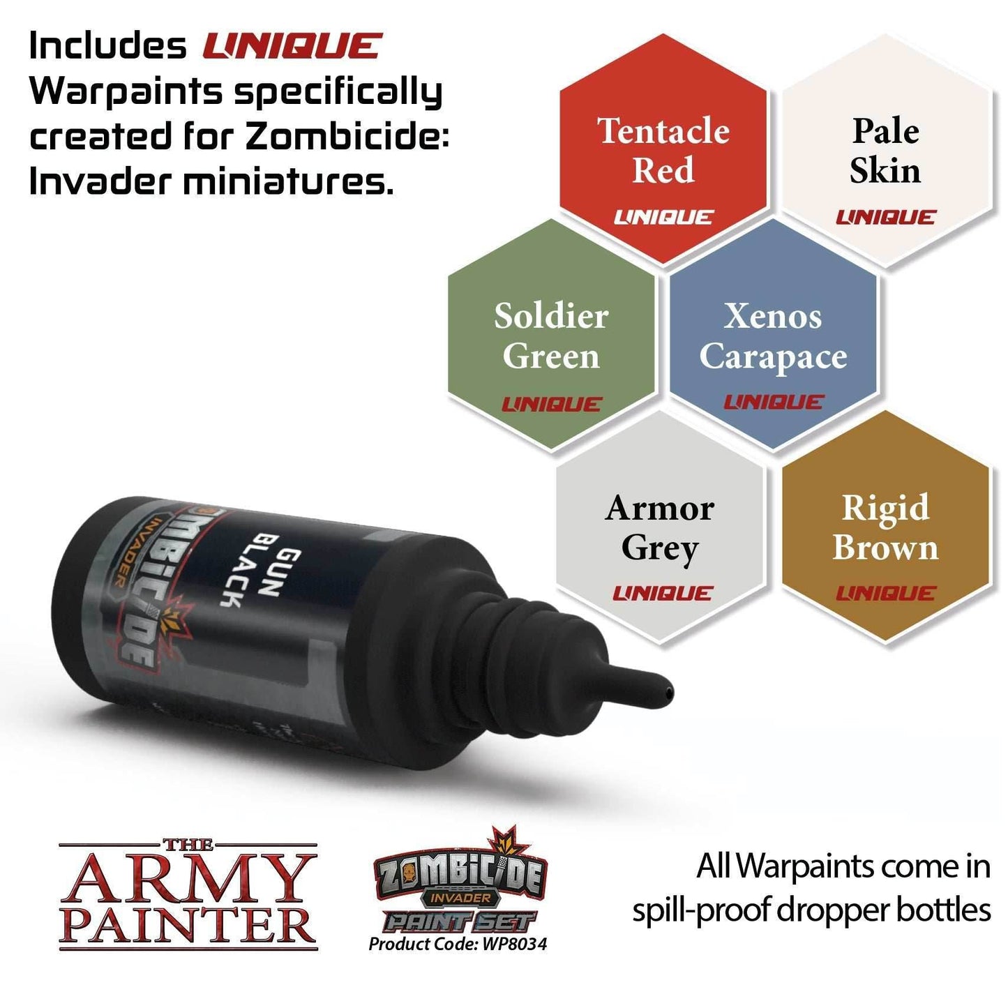 Army Painter Warpaints: Zombicide - Invader Paint Set - 