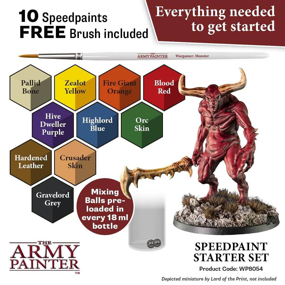 Army Painter Warpaints: Speedpaint Starter Set - 