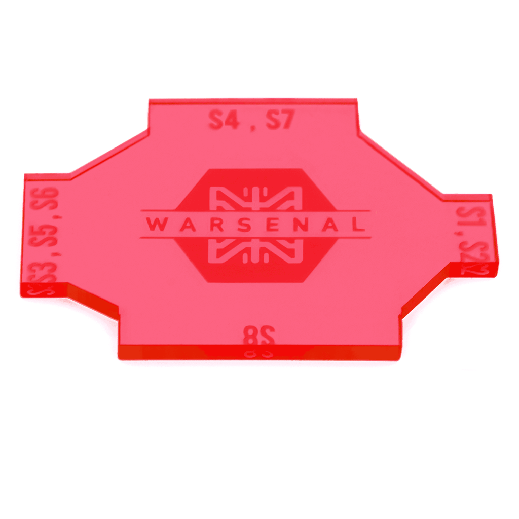 Infinity Gap Keys - Fluorescent Red