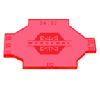 Infinity Gap Keys - Fluorescent Red
