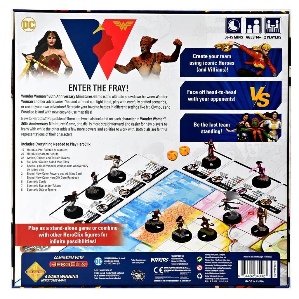HeroClix: Wonder Woman - 80th Anniversary - Miniatures Game - 