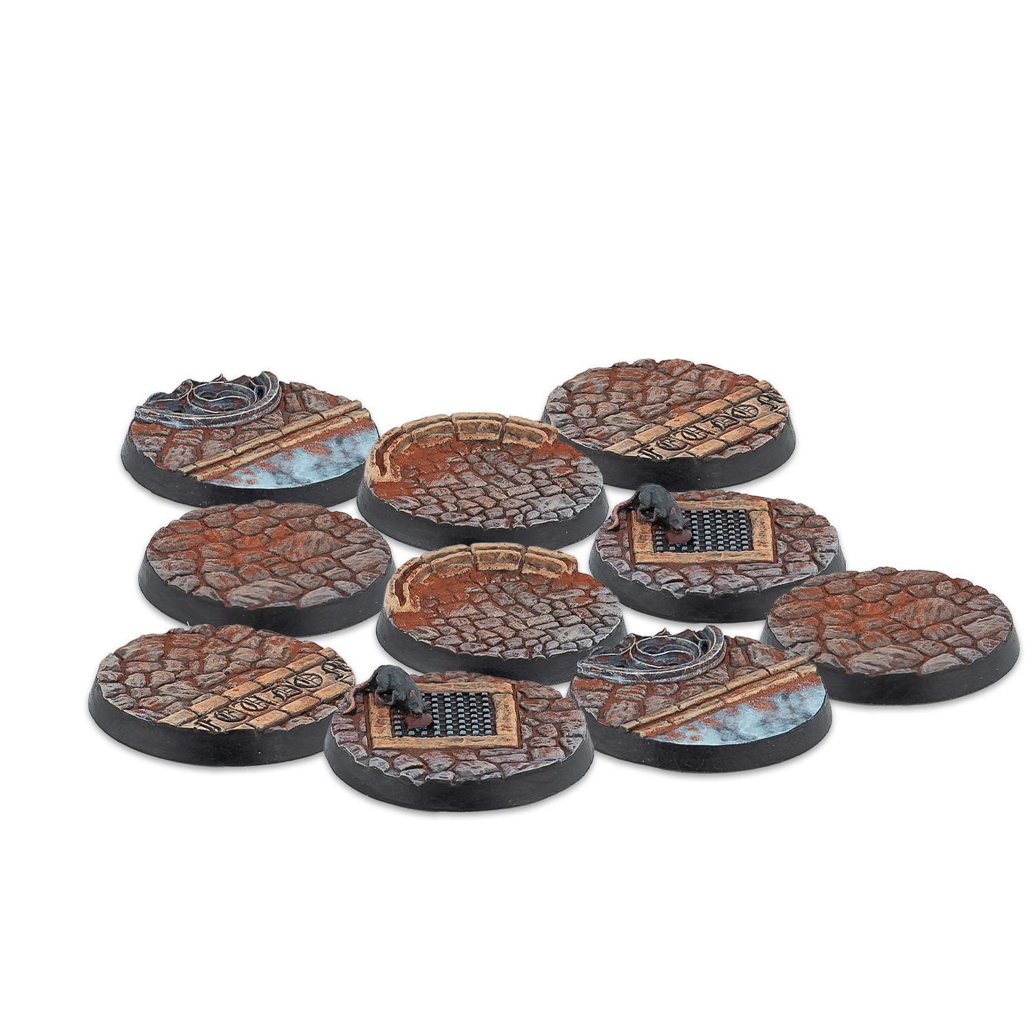 30mm Feudom Scenery Bases, Alpha Series