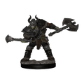 Pathfinder Battles: Half-Orc Barbarian Male - 