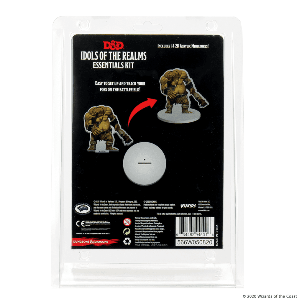 D&D: Idols of the Realms - Essentials 2D Miniatures - Monster Pack 2 - 