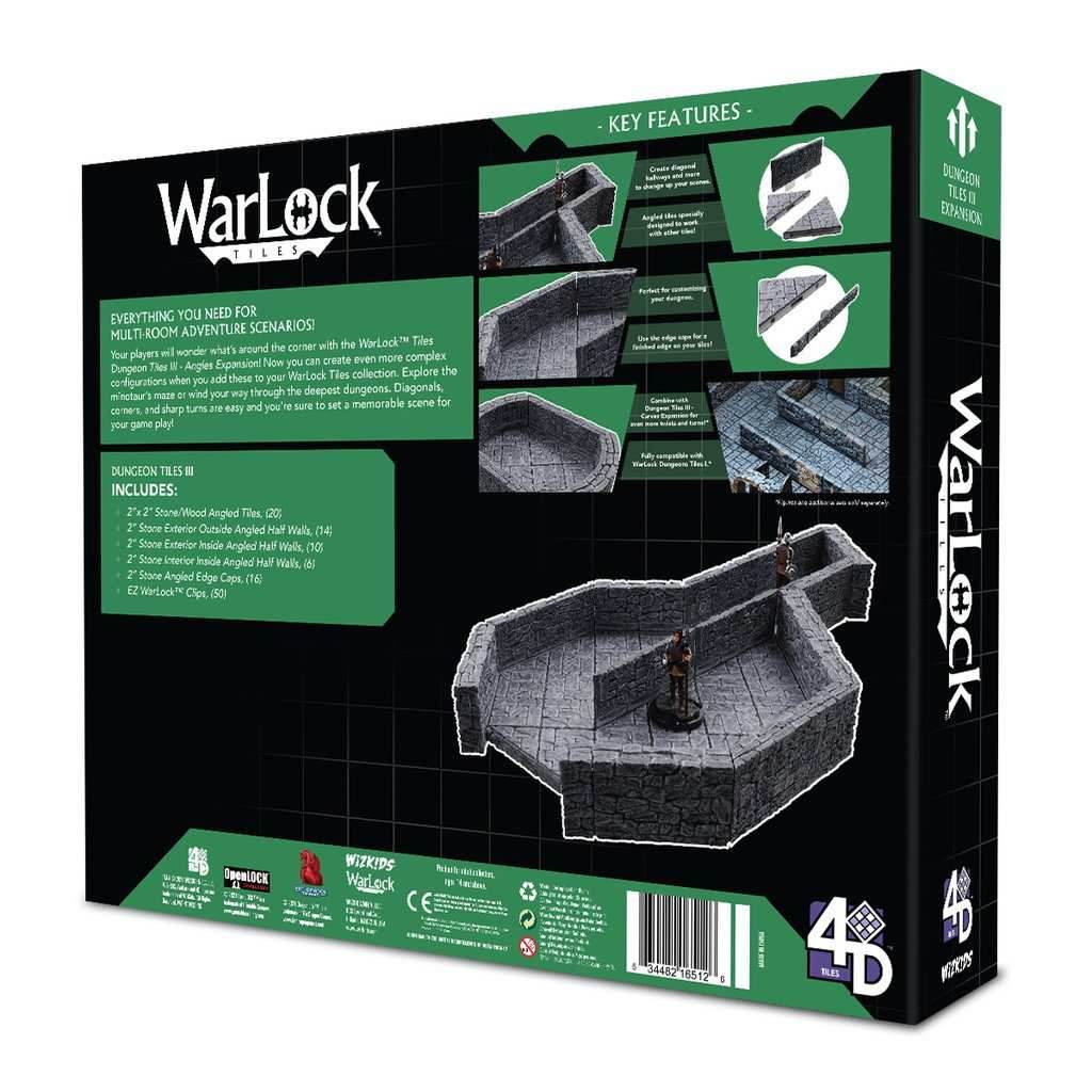 WarLock Tiles: Dungeon Tiles III - Angles Expansion - 