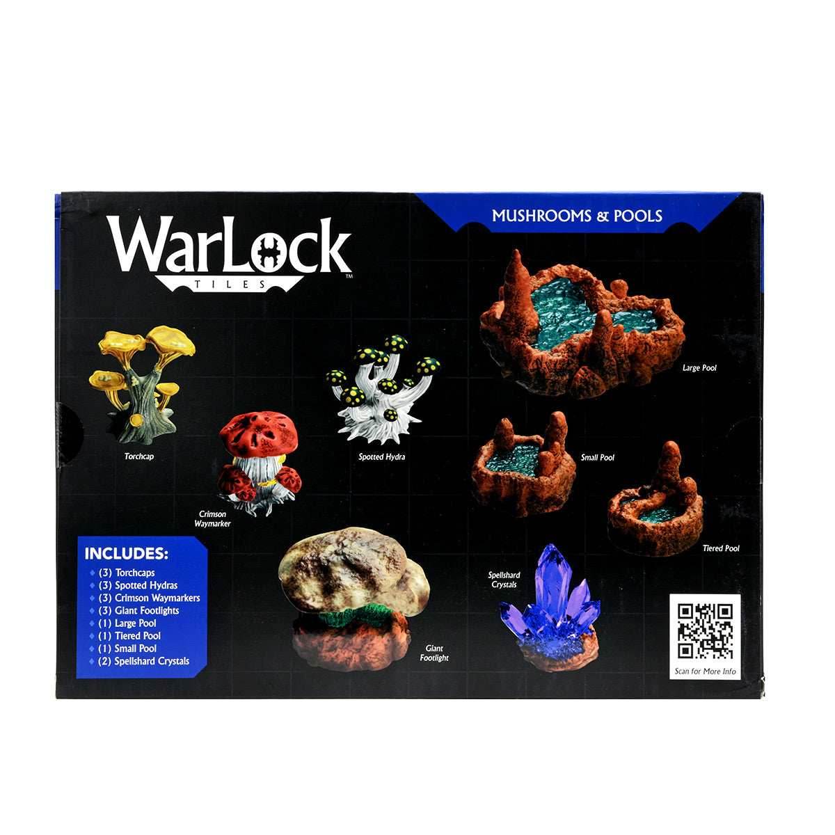 WarLock Tiles: Accessory - Mushrooms & Pools - 