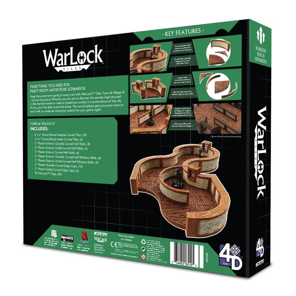 WarLock Tiles: Town & Village III - Curves Expansion - 