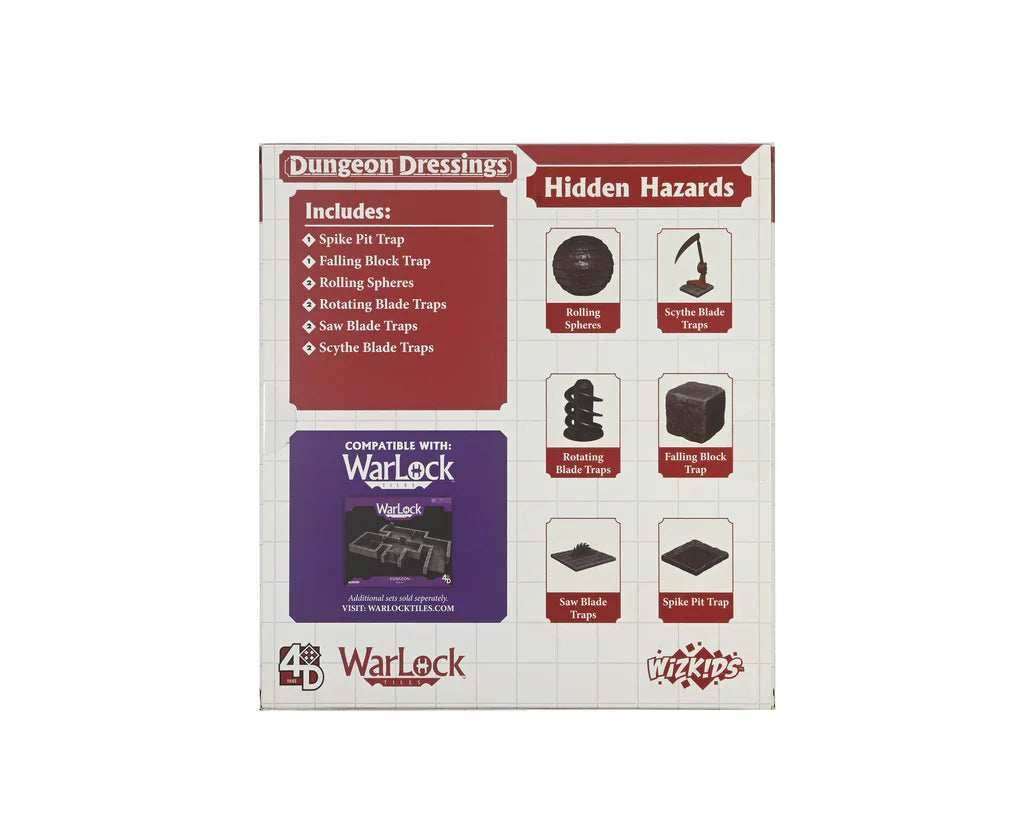 WarLock Tiles: Dungeon Dressings - Traps - Hidden Hazards - 