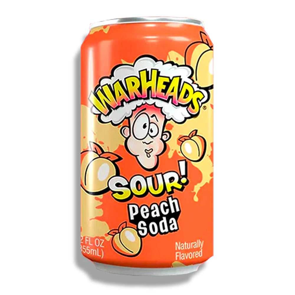Warheads Sour Peach Soda (355ml) - 
