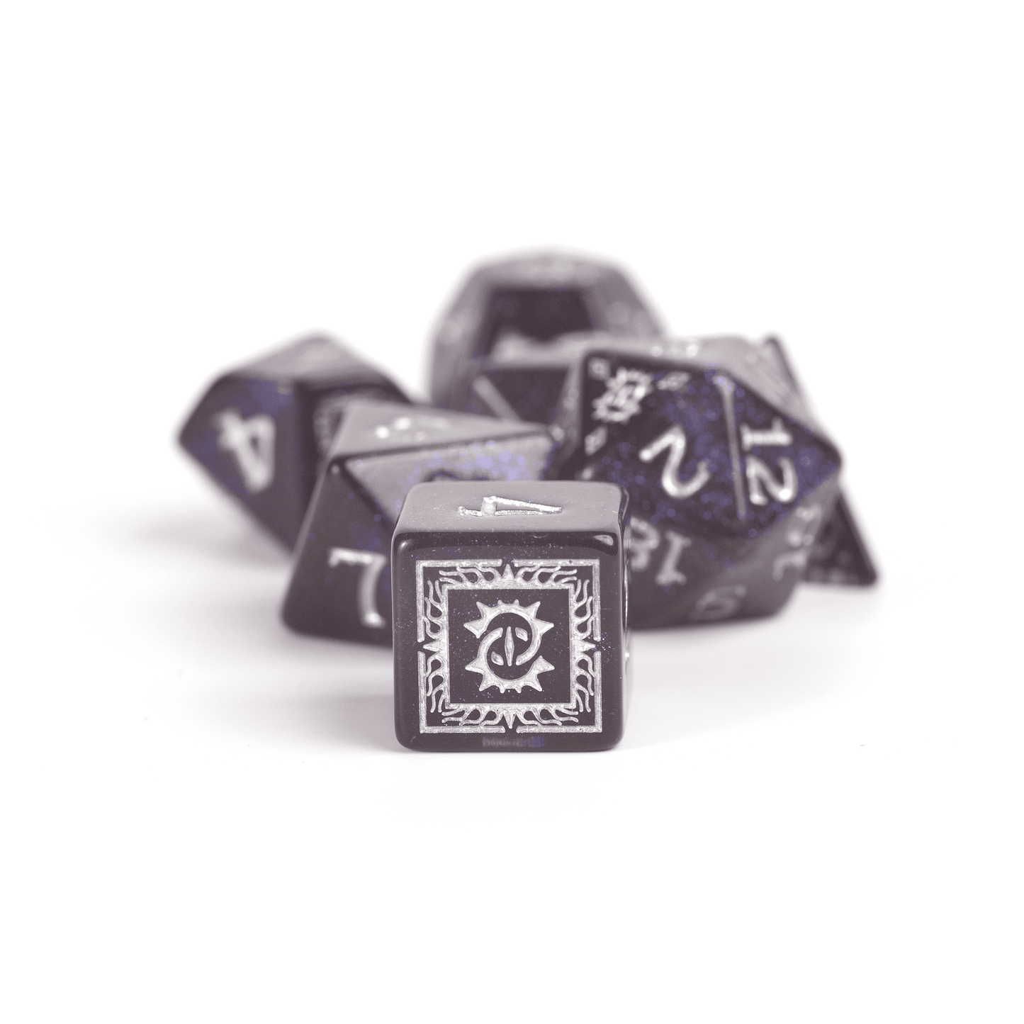 D&D Adventure Dice Set - Warlock Edition | Purple 16pc Collection - 