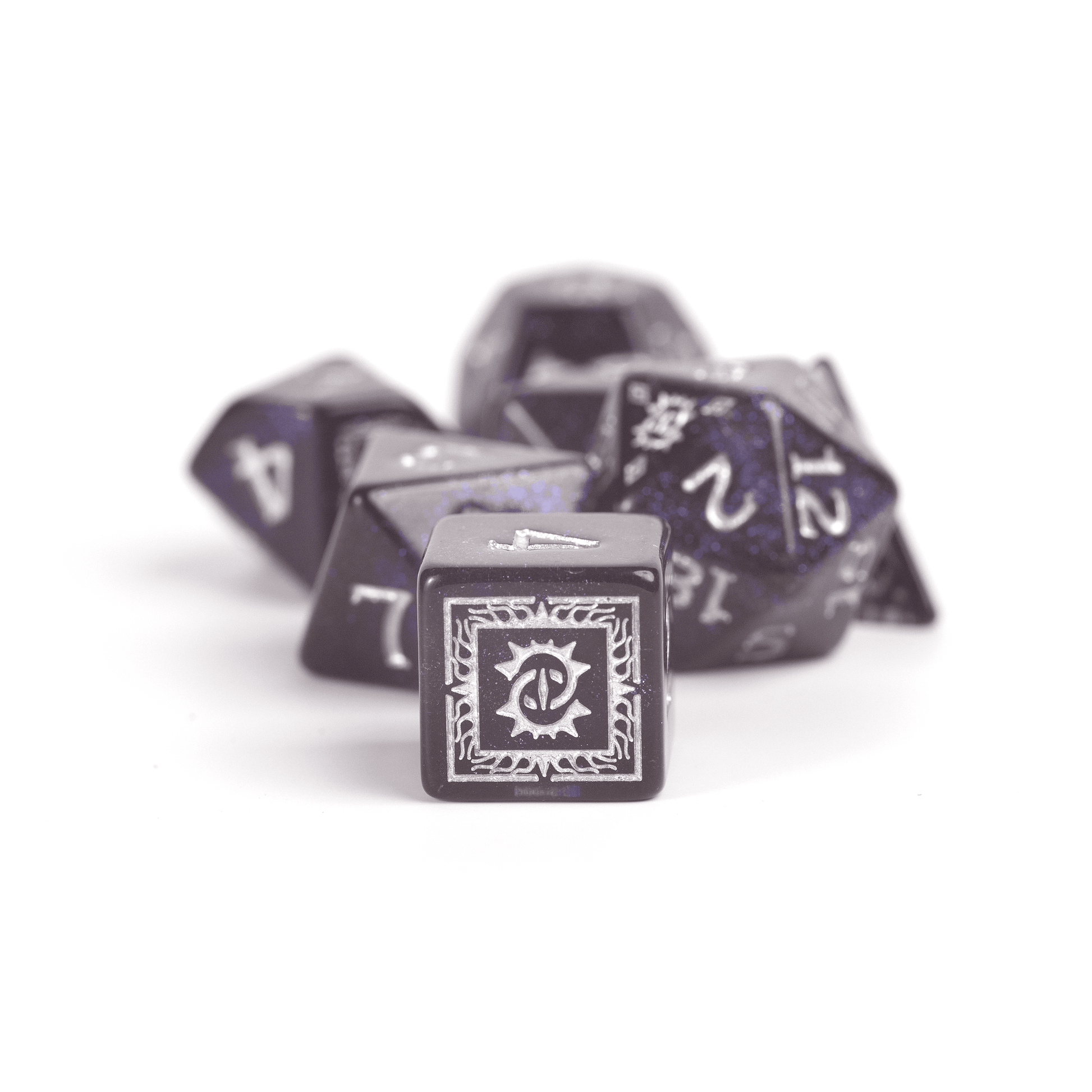 D&D Adventure Dice Set - Warlock Edition | Purple 16pc Collection - 