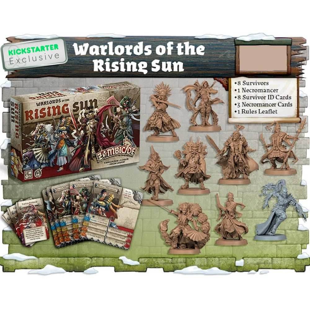 Zombicide: White Death Warlords of the Rising Sun - Kickstarter Exclusive - 