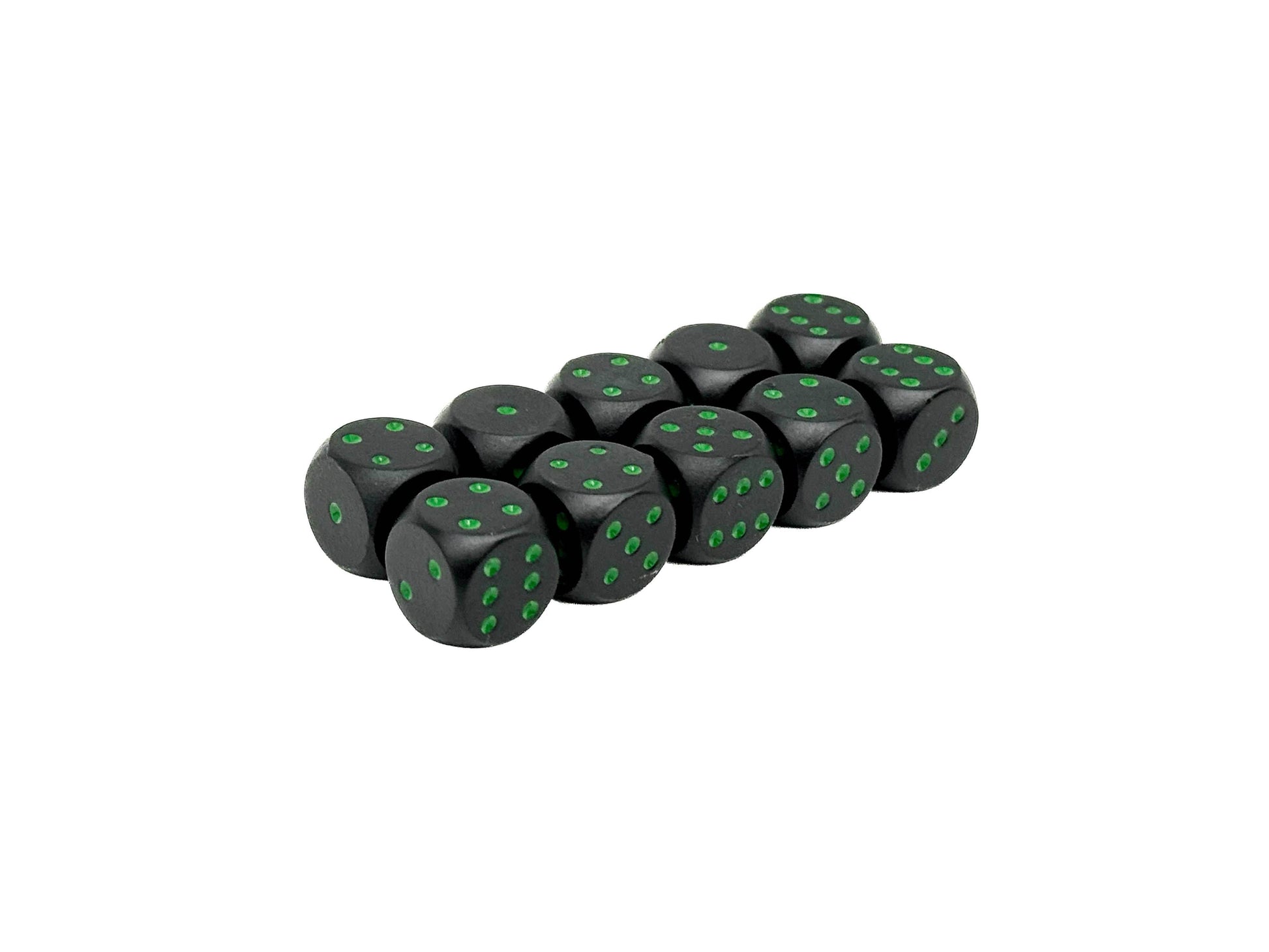 Warpips: Black - 10 - 12mm D6 - 