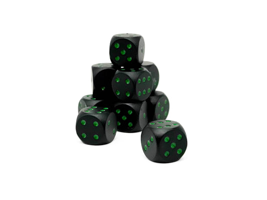 Warpips: Black - 10 - 12mm D6 - 