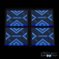 Command Tokens - Fluorescent Blue / 4 Pack