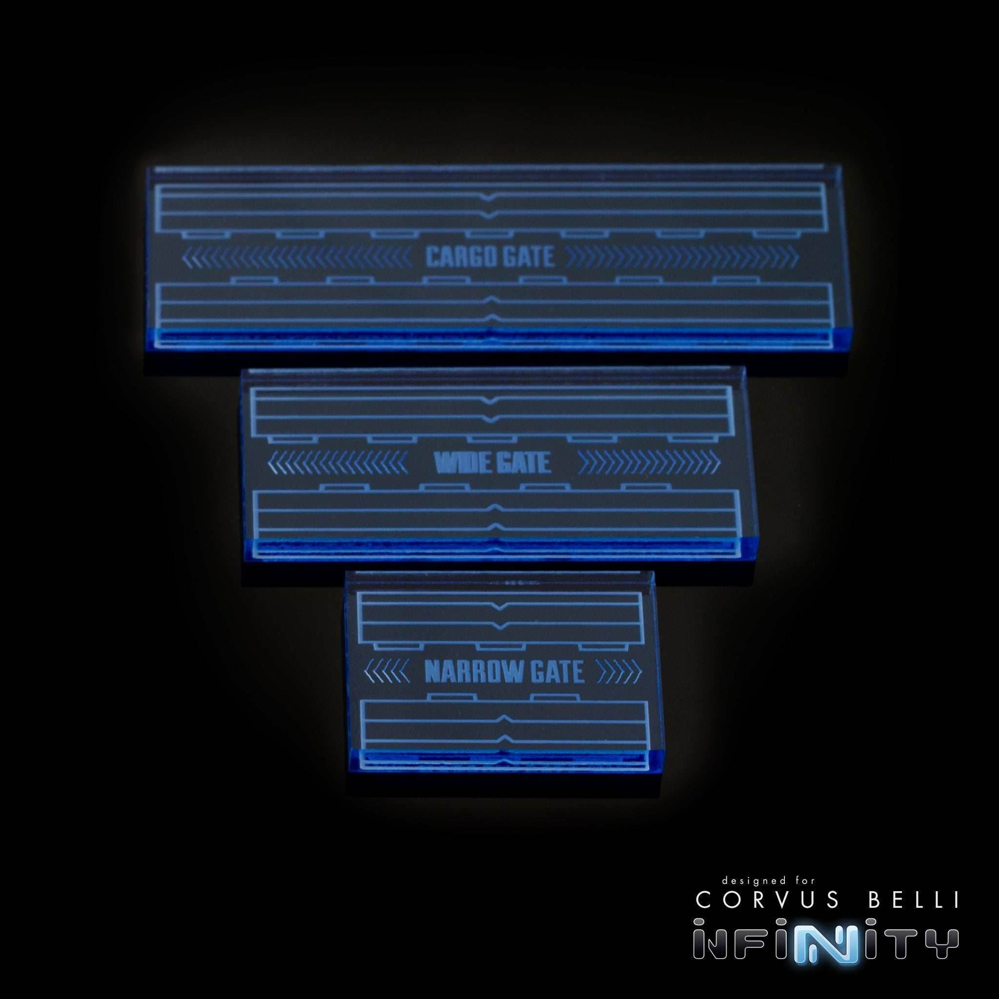 Acrylic Gate Markers - Fluorescent Blue